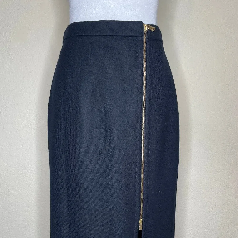 J. Crew Wool Pencil Skirt: Dark Academia Office Siren 2